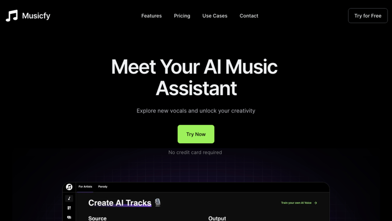  Musicfy: Create AI Music Covers In Seconds