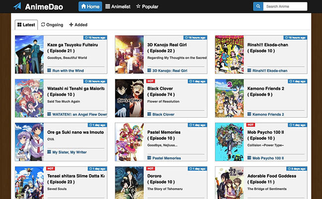 free anime websites to watch anime unblocked