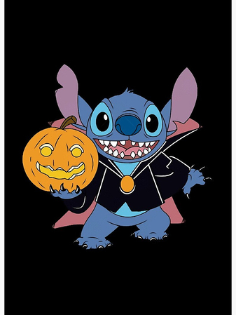 cartoon characters halloween stitch