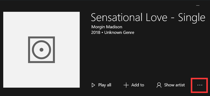 Haz clic en los tres puntos