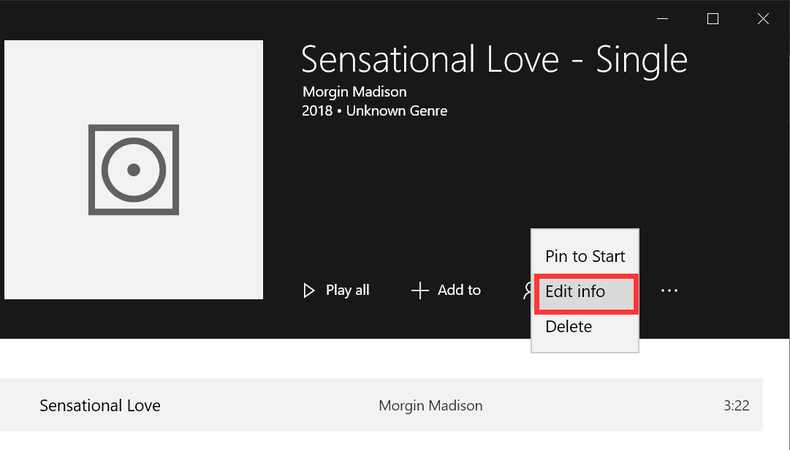 Editar la información