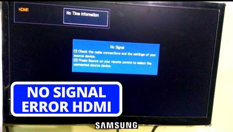 check the hdmi cables