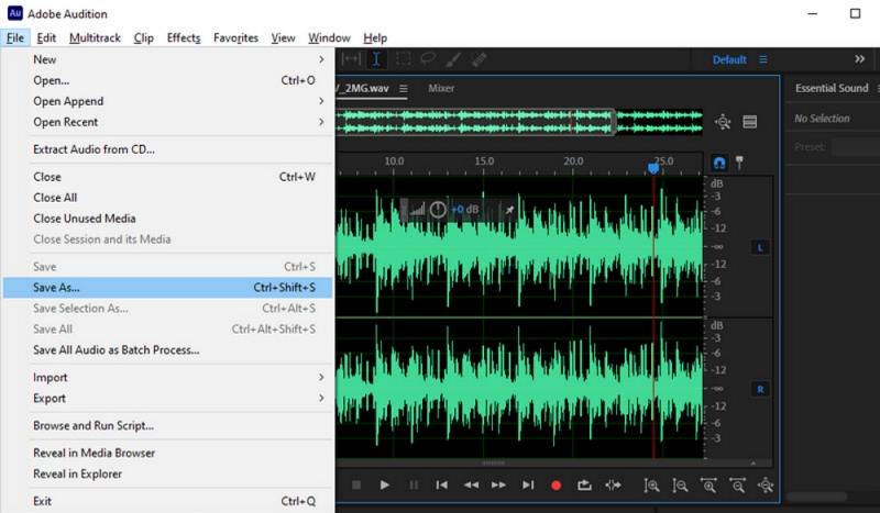 adobe audition compressor