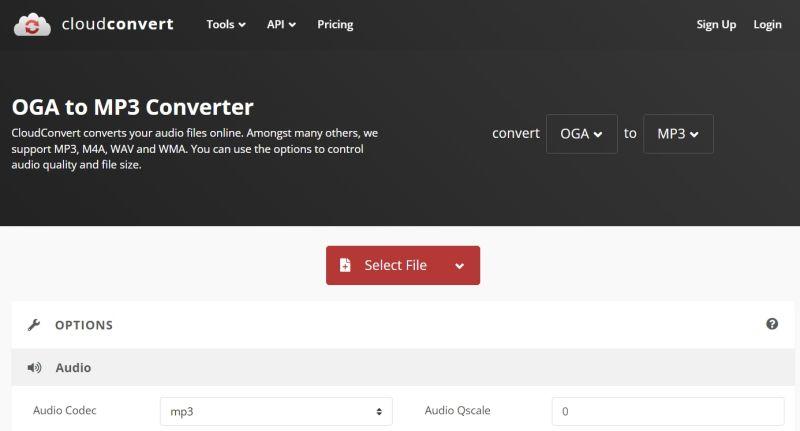 convert oga file online