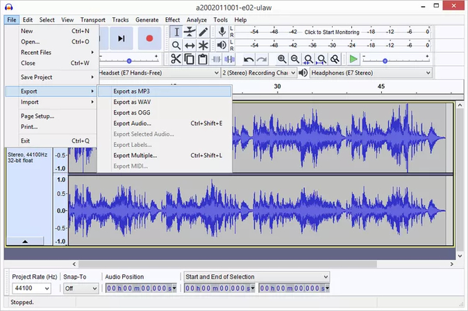 The Ultimate Guide of WMA to MP3 Audacity