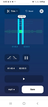 audio auf android schneiden