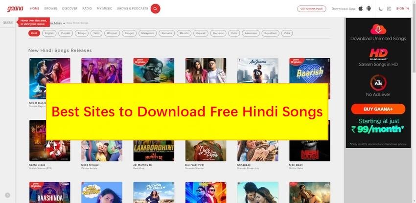 Best Sites to Download Free Hindi Songs