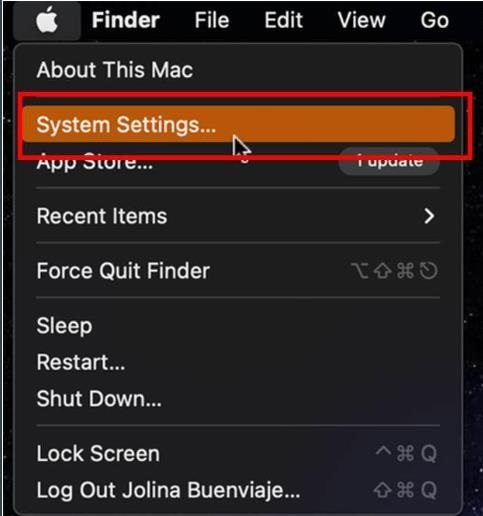 mac system settings