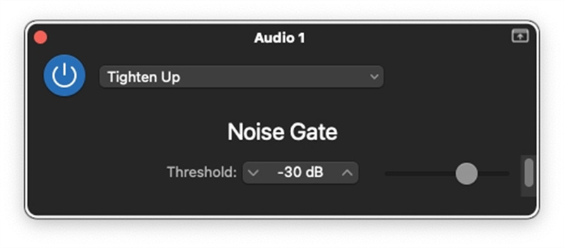 noise gate garageband