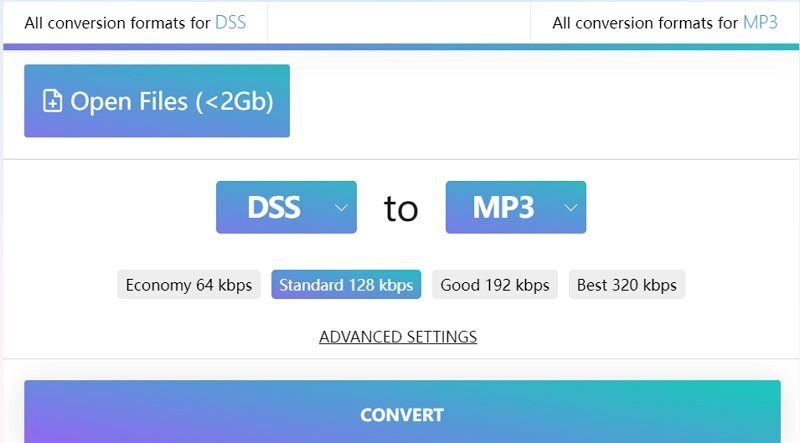 dss to mp3