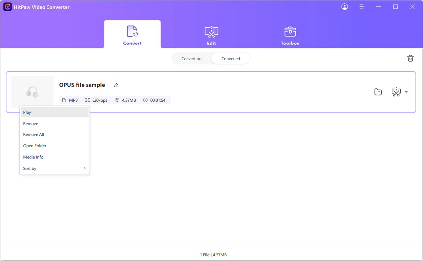 opus vers mp3 réussi
