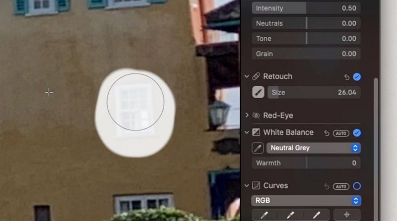 remove watermart from photo on mac