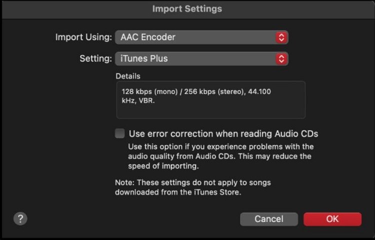 選擇 AAC 編碼器