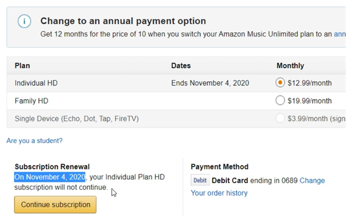 amazon music excepción 180
