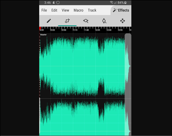 waveeditor m4a datei bearbeiten