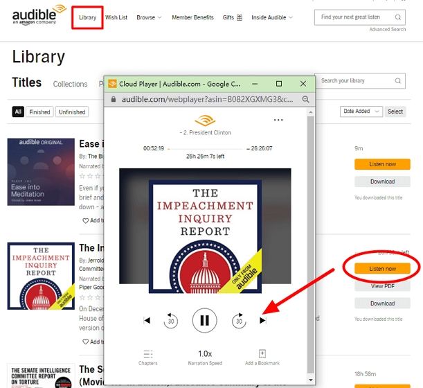 2025 更新：Audible Cloud Player 的使用指南