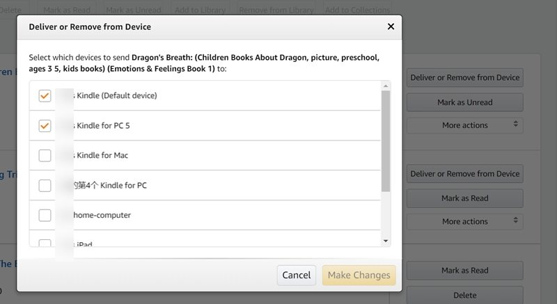 transfer kindle ebooks to kindle