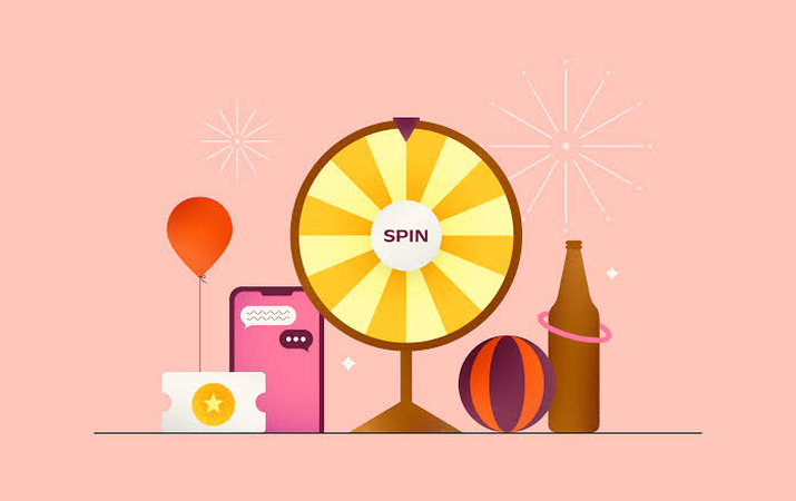 블랙 프라이데이 할인을 제공하는 스핀 투 윈 게임