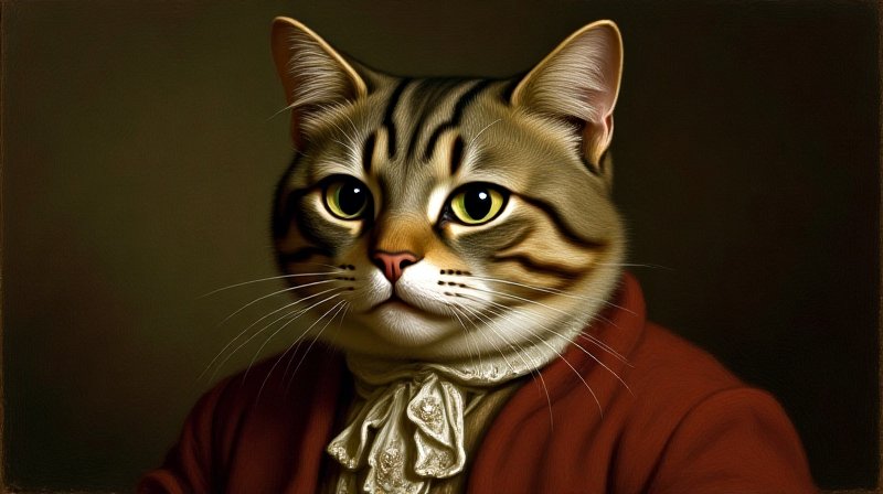 renaissance cat image