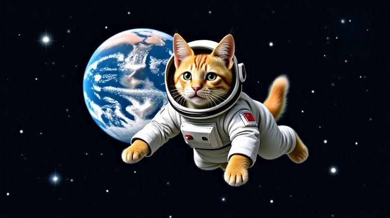 space cat image