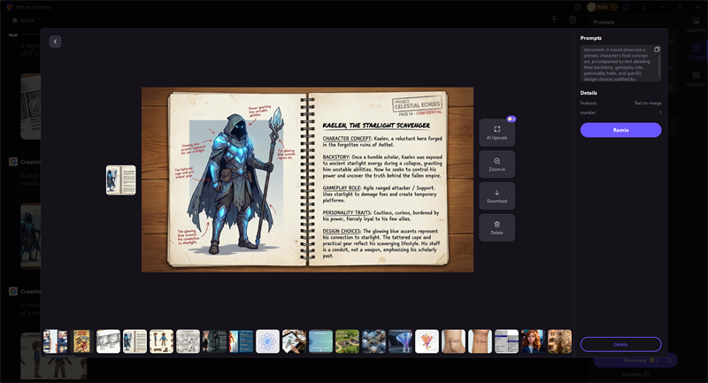 nano banana pro character concept art