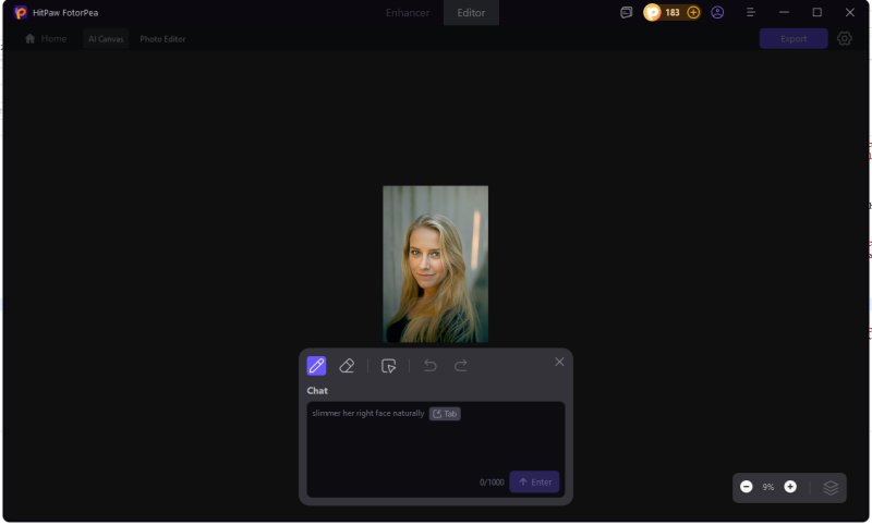 chat with ai for face slimmer