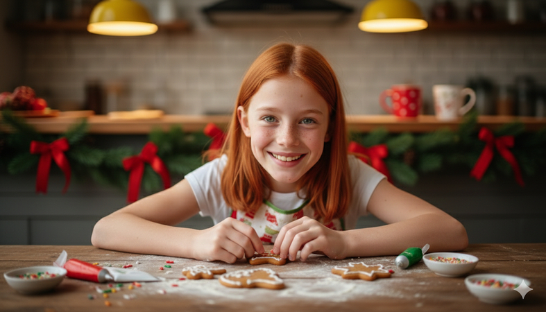 christmas ai prompts gemini for kids baking