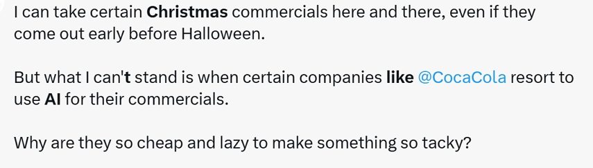 coco cola Christmas ad review