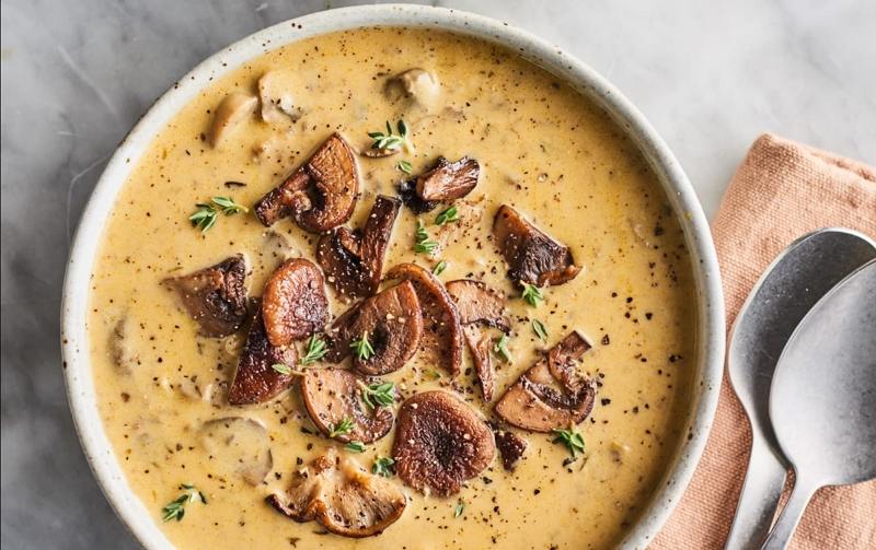 creamy mushroom soup