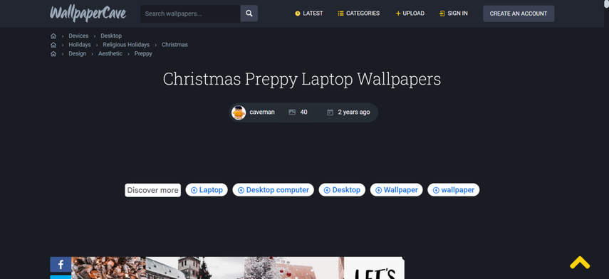 cute christmas wallpaper preppy