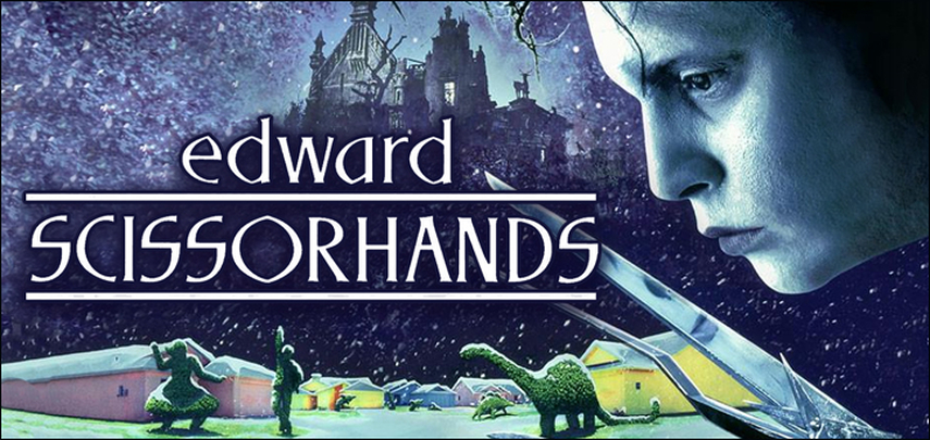 edward scissorhands 1990 christmas movie
