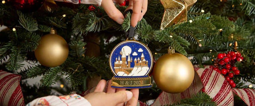 harry potter christmas gifts and festive decorations