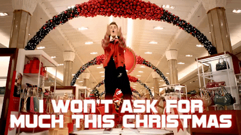 justinbieber all i want for christmas is you gif