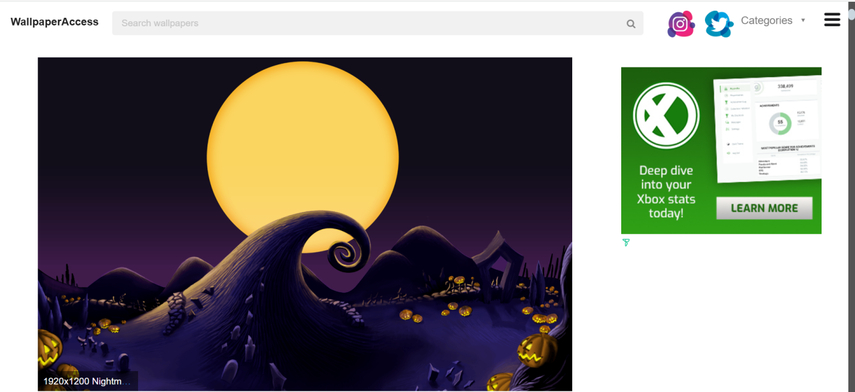 nightmare before christmas computer wallpaper