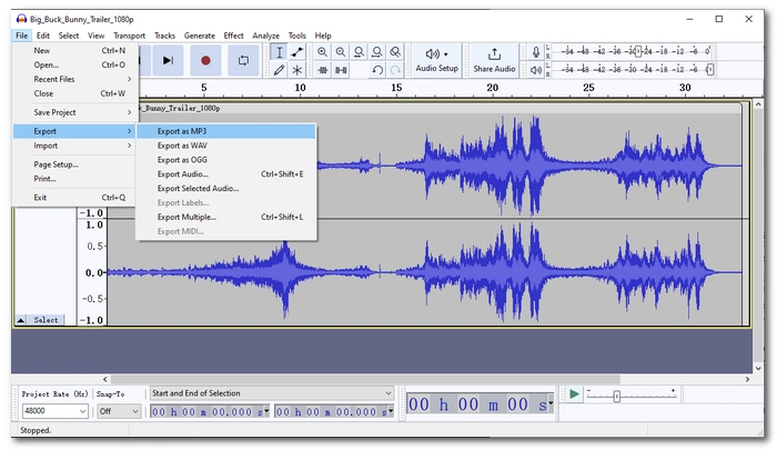 How to Use Audacity MP4 to MP3 and Its Alternative