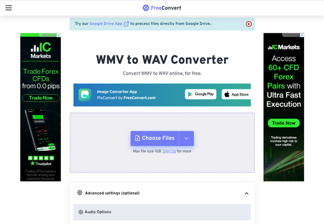 convert wmv to wav