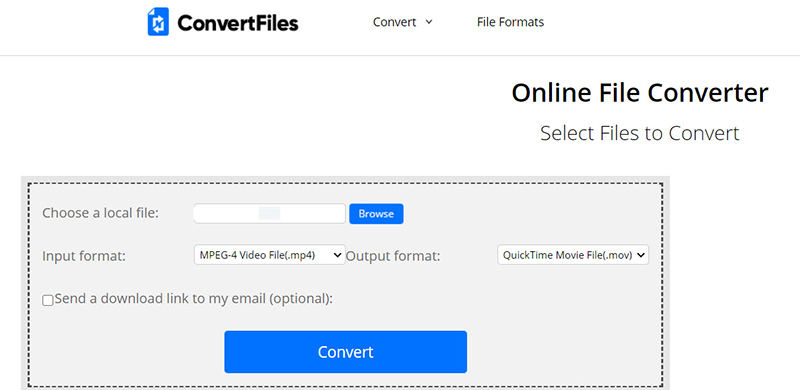 free mp4 to mov converter online