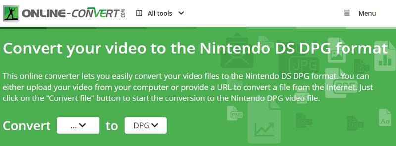 convert dpg file
