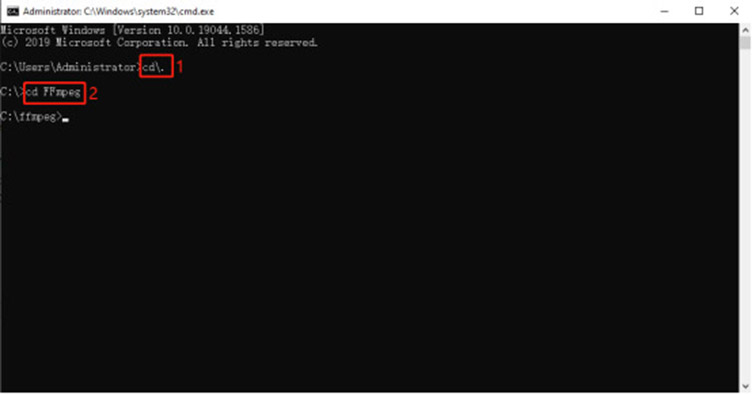 enter FFmpeg file