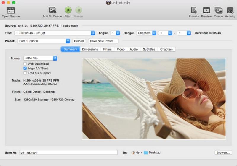 convertir m4v a mp4 en mac gratis