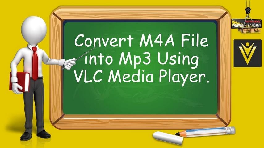 converting m4a to mp3 vlc