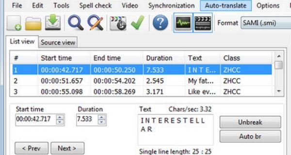 convert smi to srt free