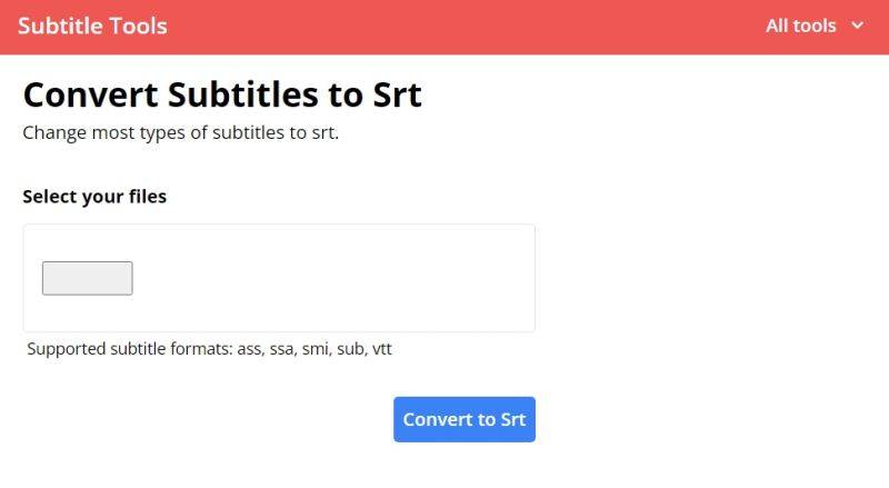 how to convert sup to srt