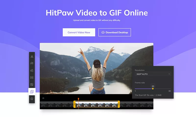 Video to GIF Converter - Make animated gif from video files