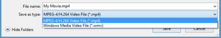 como converter wlmp para wmv