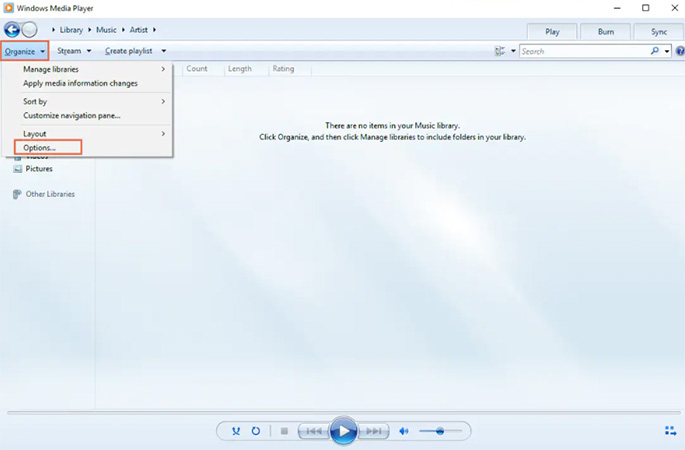 solution pour convertir mp4 en mp3 avec windows media player