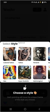 Wonder - AI Art Generator para iPhone - Download