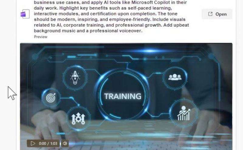 copilot ai draft video