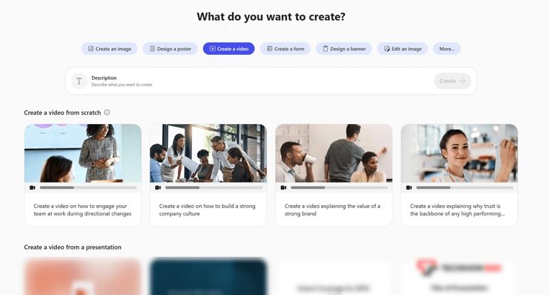 microsoft copilot create videos
