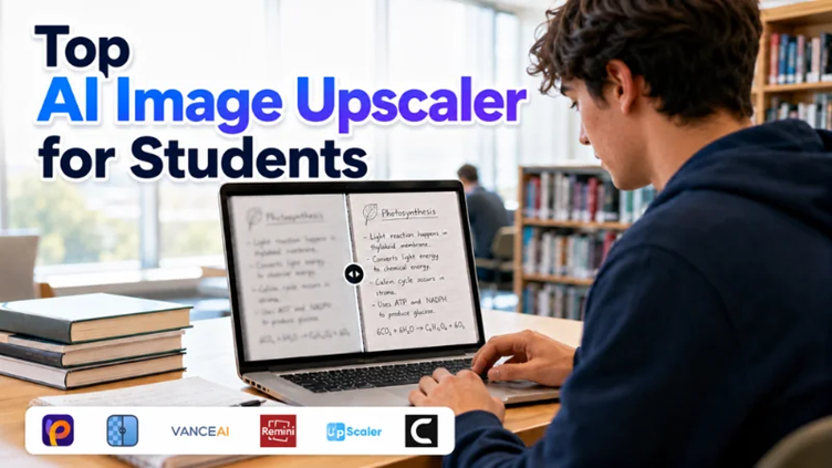 Bester KI-Bild-Upscaler für Studenten: Getestete Top-Tools 2026